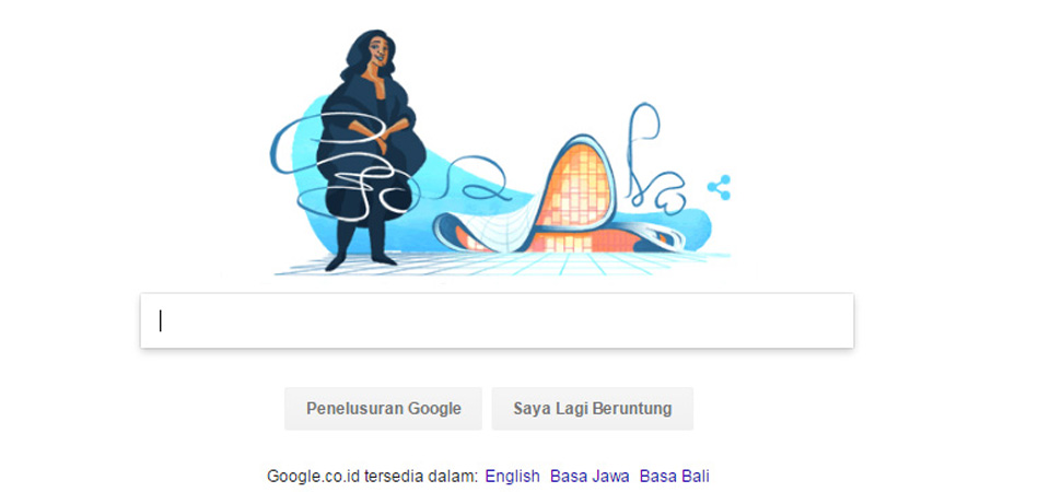  Zaha Hadid Model Google Doodle