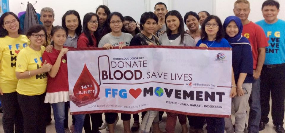 Sukses Donorkan Darah Bersama FFG Love Movement Kota Depok