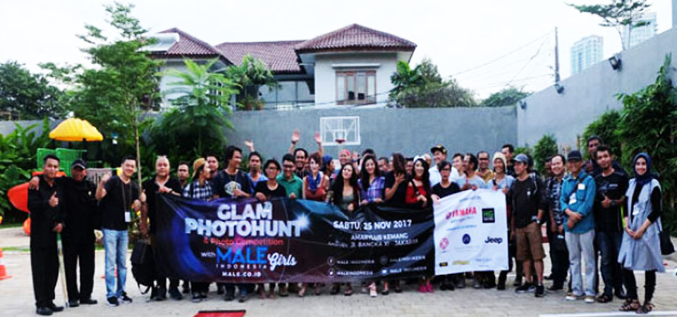  Male Indonesia Gelar Glam Photohunt