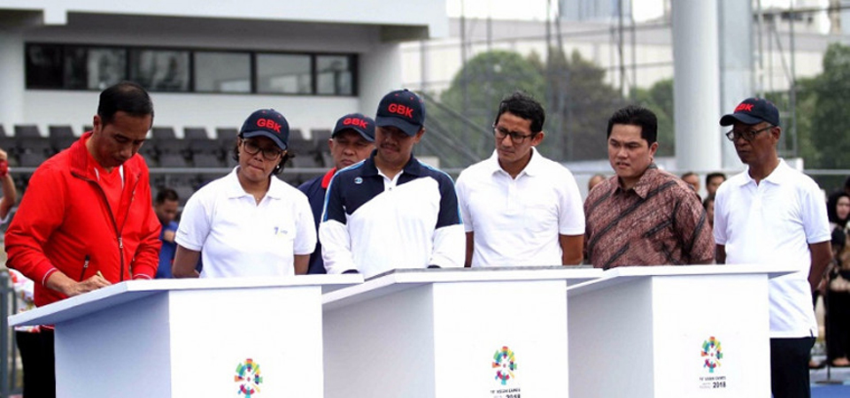  Presiden Jokowi Resmikan Empat Venue Asian Games