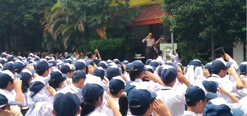  TNI-Polri Go to School di SMPN 19 Jakarta Selatan