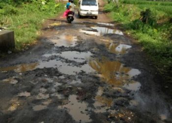 Warga Banjar Keluhkan Jalan Rusak