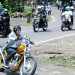 Presiden Naik Motor Tinjau Padat Karya di Sukabumi