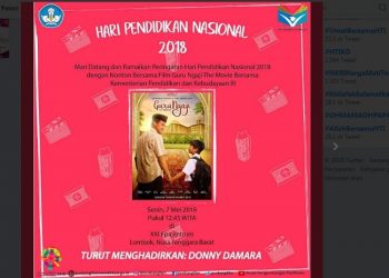 Pusat Pengembangan Perfilman  Gelar Nonton Bareng