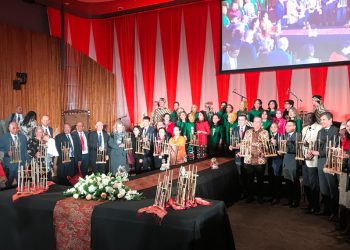 Alunan Angklung Mengalun di Markas PBB