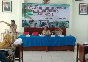 Sosialisasi Warga Miskin Baciro, Yogyakarta