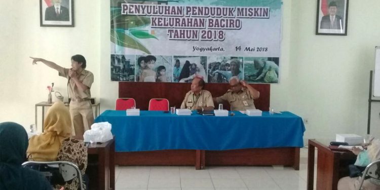 Sosialisasi Warga Miskin Baciro, Yogyakarta