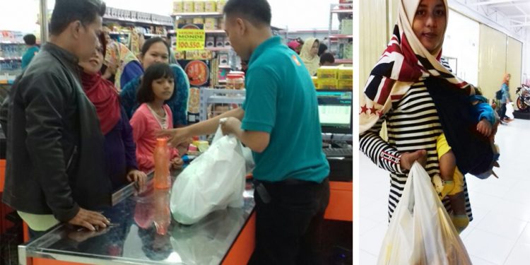Asyiknya Belanja di Swalayan Saruni Jaya