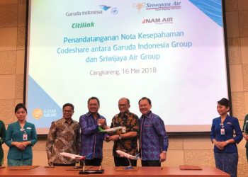 Garuda dan Sriwijaya Kerjasama Codeshare