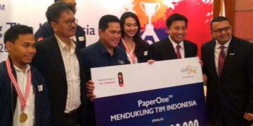 PaperOneTM Suntik Dana 5,250 M Dukung Tim Indonesia di AG 2018