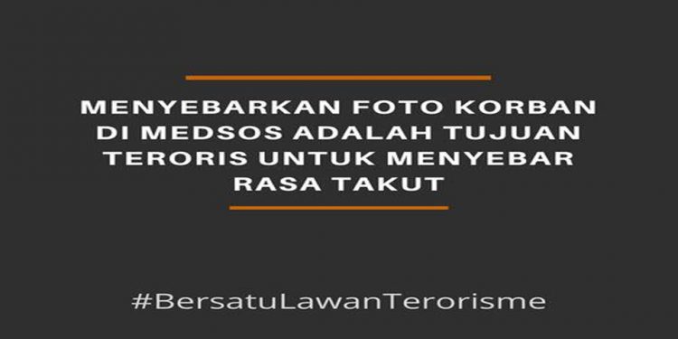 Warga Diajak #BersatuLawanTerorisme