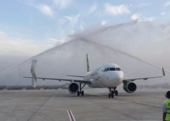 Citilink Terbang Perdana ke BIJB Kertajati Awali Musim Mudik Lebaran 2018