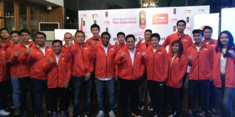 Kontingen Indonesia Didukung Li Ning