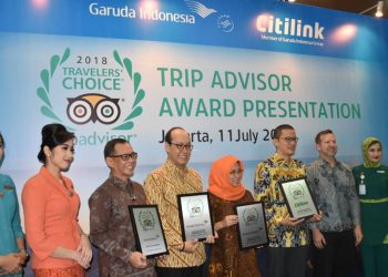 Garuda Indonesia Group Raih “TripAdvisor 2018 Travellers Choice Awards”