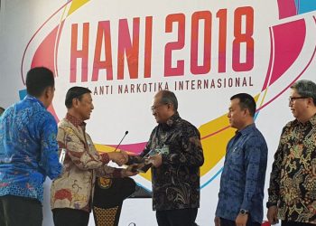 Citilink Terima Penghargaan BNN pada Hari Anti Narkoba Internasional 2018
