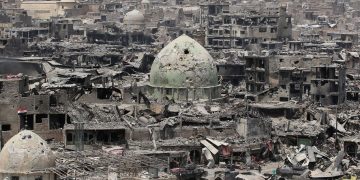 Mosul telah dilupakan dunia, bau mayat masih selimuti kota