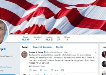 Jangan iri, twitter tak mungkin meremove akun Trump