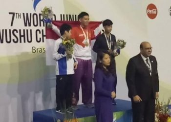 Jevon Raih Emas di Kejuaraan Dunia Wushu Yunior