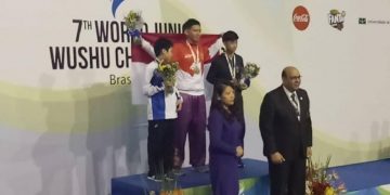 Jevon Raih Emas di Kejuaraan Dunia Wushu Yunior