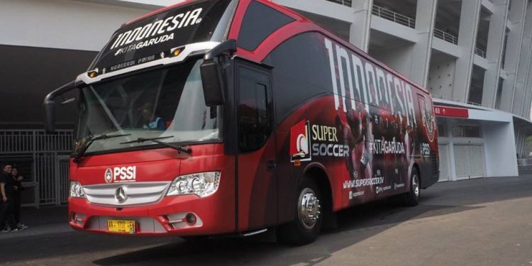 Timnas Indonesia Punya Bus Baru