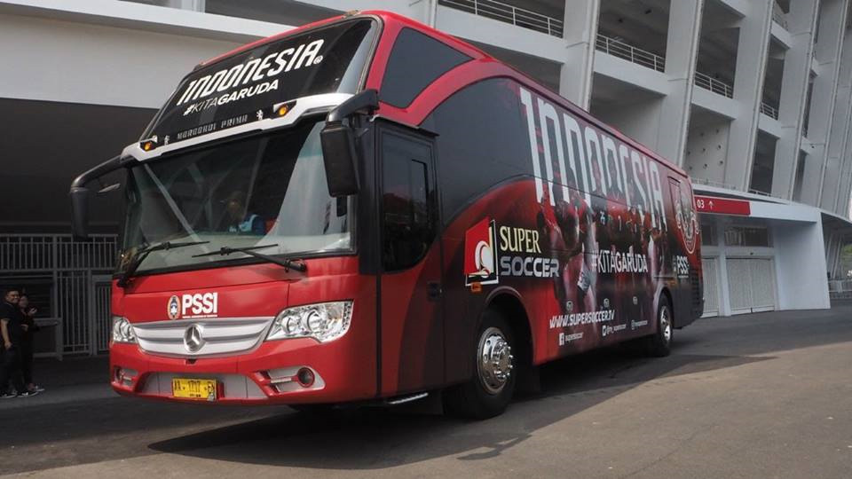  Timnas Indonesia Punya Bus Baru