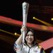 Susi Susanti Bawa Obor Asian Games dari New Delhi India