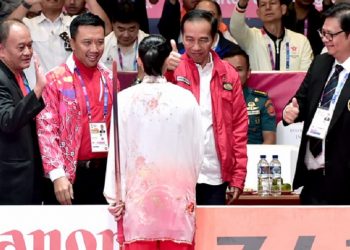 Disaksikan Presiden, Penampilan Lindswell Hasilkan Medali Emas