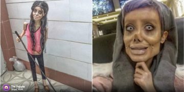 Viral,Gadis Iran yang Dipermak Jadi Angelina Jolie