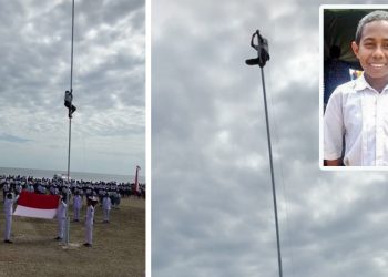 Pemanjat Tiang Bendera itu Dapat Beasiswa Hingga Sarjana