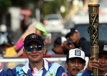 Hari Ini Api Obor Asian Para Games Lalui Garis Khatulistiwa