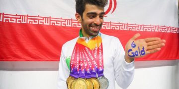 Luar Biasa! Baru Sekali Tampil di Asian Para Games  Izadyar  Langsung Borong 6 Emas