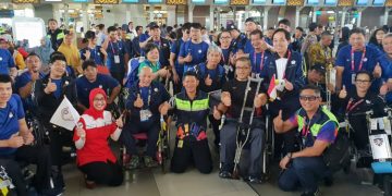 Tangis Haru hingga Flash Mob Warnai Pelepasan Kontingen Asian Para Games 2018