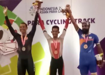 M Fadli Ukir Sejarah Jadi Peraih Emas Pertama Balap Sepeda