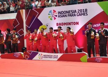 Horeee!!! Bulu Tangkis Beregu Sumbang Emas Pertama Indonesia
