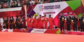Horeee!!! Bulu Tangkis Beregu Sumbang Emas Pertama Indonesia