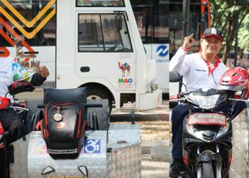 Layanan Favorit Pengunjung: Tinggal Duduk Manis, Bang Ojek Siap Antar Kemana pun Venue yang Dituju