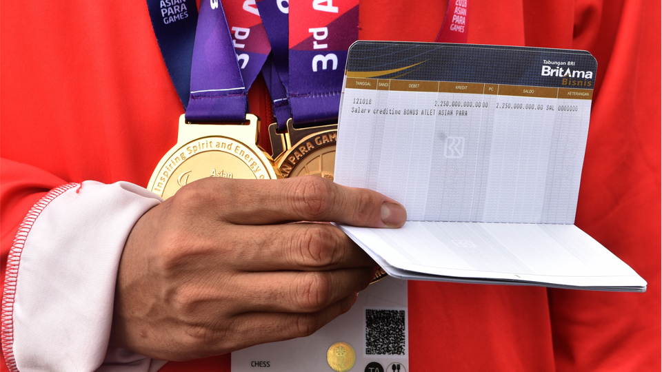  Inilah Nominal Bonus Atlet, Pelatih dan Asisten Pelatih di Asian Para Games 2018