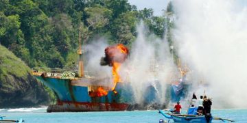 Januari 2017 – Oktober 2018, 488 Kapal Pencuri Ikan Ditenggelamkan