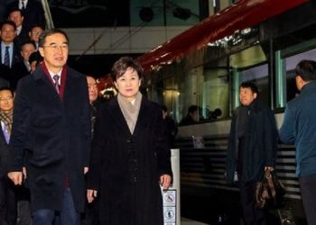 Dua Korea Lakukan Groundbreaking Proyek Pembangunan Kereta