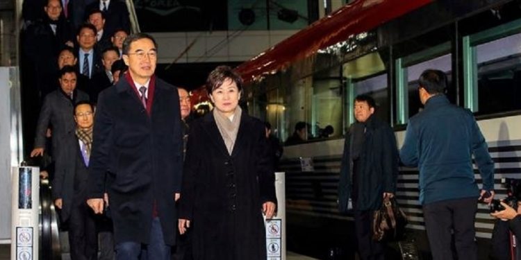 Dua Korea Lakukan Groundbreaking Proyek Pembangunan Kereta