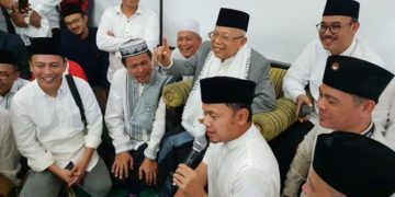 Jari Satu Bima Arya di Depan KH Ma’ruf Amin