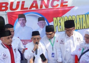 Ma’ruf Amin Berangkatkan Relawan Medis Bantu Korban Tsunami Banten