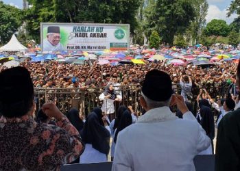 Ma’ruf Amin Hadiri Harlah NU Ke-96 di Wonosobo
