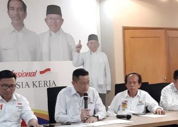 Penerimaan Dana Kampanye Jkw-Maruf Amin Rp87,095 Miliar