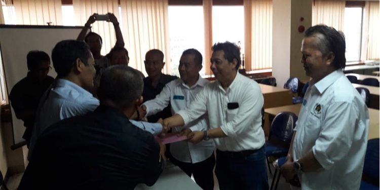 Duet Sayid dan Sibatangkayu Daftar ke Panitia Konferprov PWI Jaya