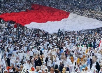 GBK Kayak Ka’bah, Jumlah Peserta Lebih dari Aksi 212