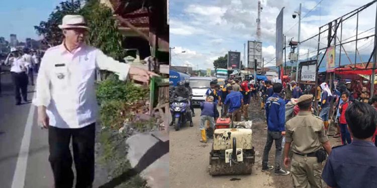“Perang” di Ruas Palima – Pasar Baros