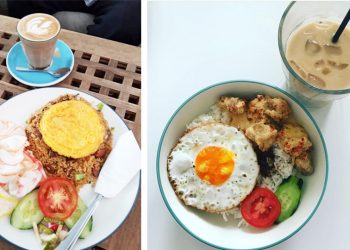 Makannya Spaghetti Buah Hati, Minumnya Es Kopi Susu Omni