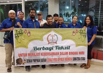 DPD SPRI Sumut Berbagi Takjil di Penghujung Ramadhan