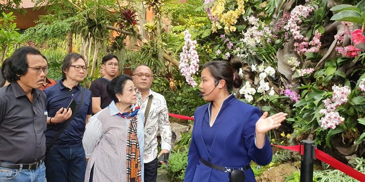 Ketika Megawati Terkagum-kagum Melihat Keindahan World Horticultural Expo Beijing